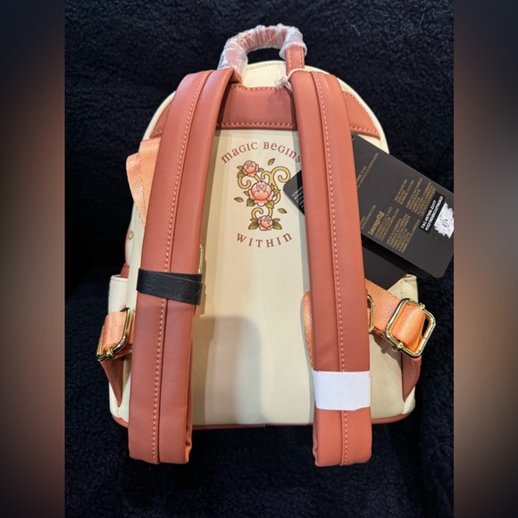 NWT Loungefly Disney Princess ornate floral mini backpack w/ matching wallet - Picture 13 of 14